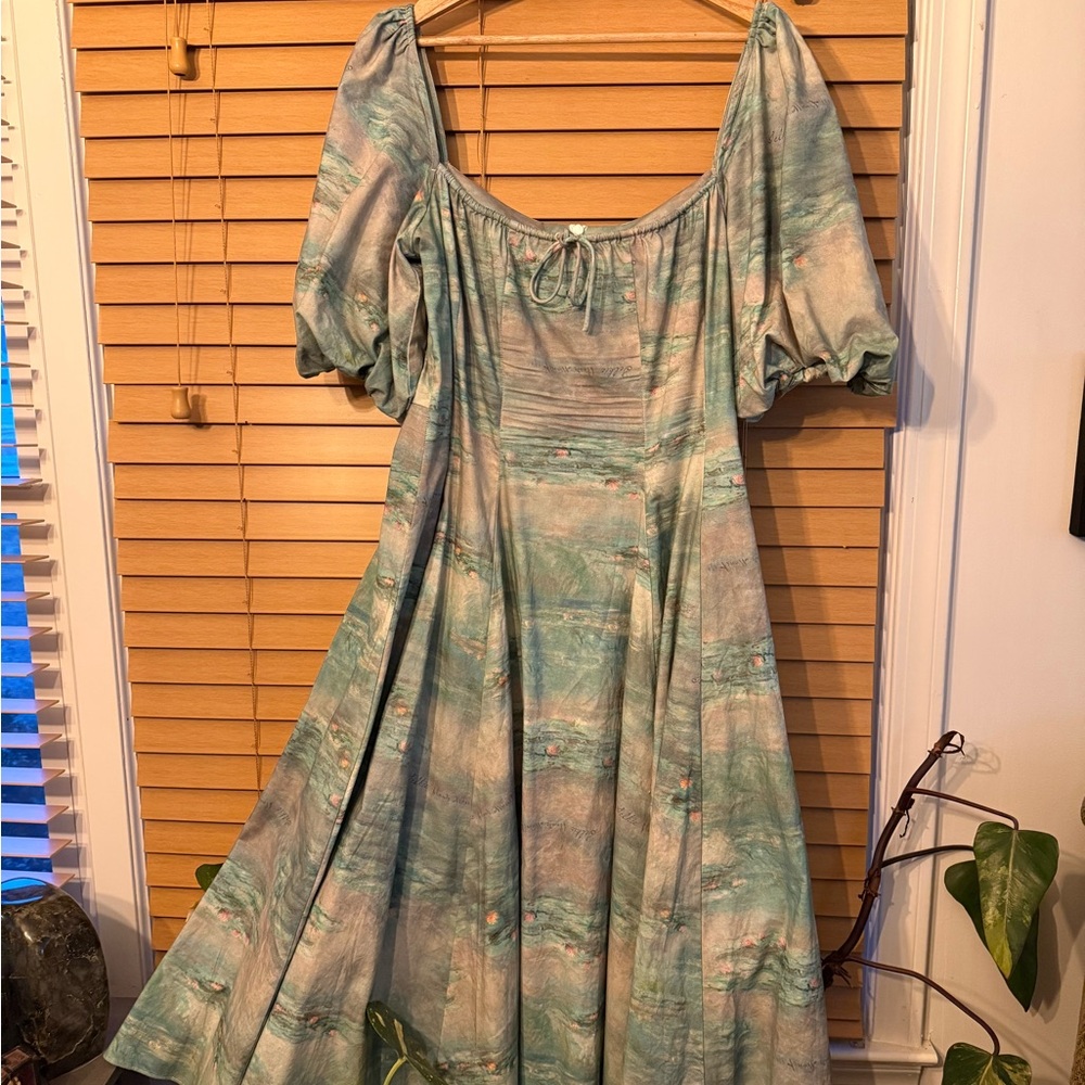 Selkie Dress - Monet The Water Lilies Day Dress - Size XL - SOLD OUT ONLINE!